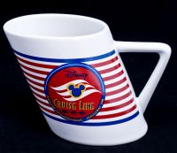 Disney Cruise Lines Ship Inaugural 1998 Launch Smokestack Coffee Mug